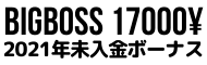 BigBoss 口座開設未入金不要ボーナス